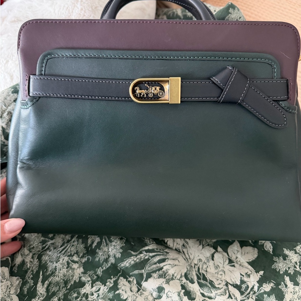 COACH Tate Carryall 29 Color Block Carriage Hardware